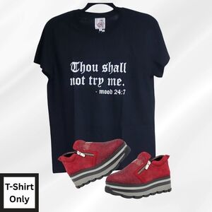 Mood 24/7 T-Shirt (Black) available in Plus Size